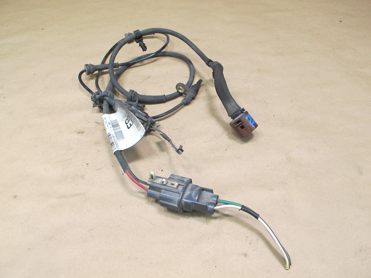 12-15 Range Rover Evoque L538 Rear Left Parking Brake Wire w ABS Sensor OEM