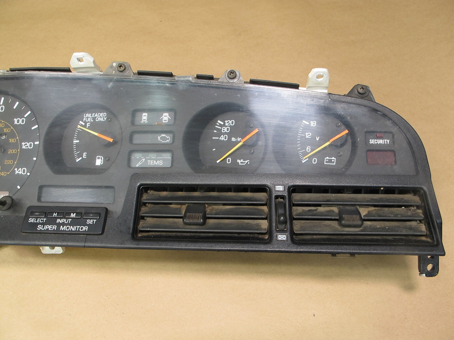 86-88 Toyota Supra MK3 A/T NON Turbo Instrument Cluster Gauge Speedometer OEM