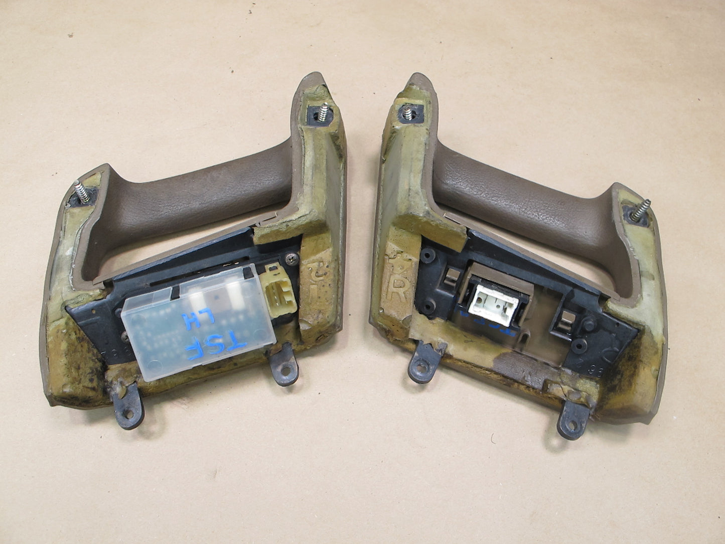 86-88 Toyota Supra MK3 Set of 2 Interior Door Grab Handle w Window Switch OEM