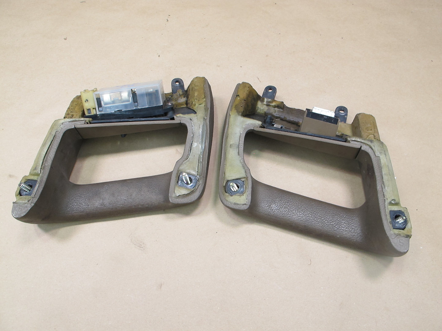 86-88 Toyota Supra MK3 Set of 2 Interior Door Grab Handle w Window Switch OEM