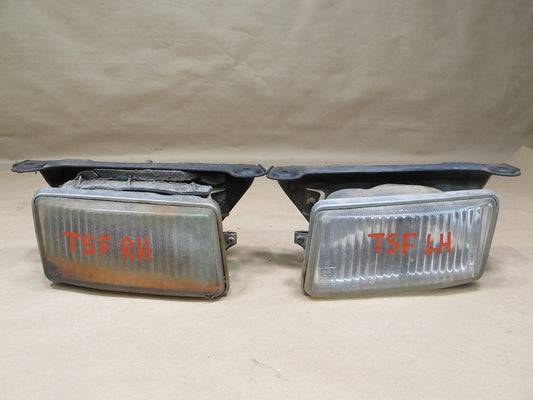 86-88 Toyota Supra MK3 Front Left & Right Fog Light Lamp & Bracket Set OEM