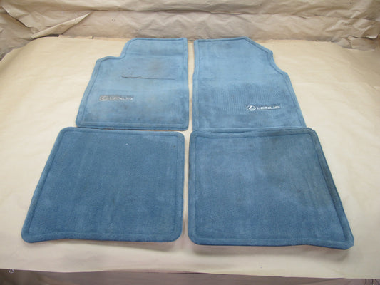 92-96 Lexus ES300 VCV10 Set of 4 Front & Rear Floor MAT Carpet Blue OEM
