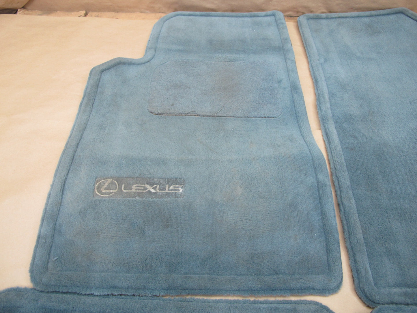 92-96 Lexus ES300 VCV10 Set of 4 Front & Rear Floor MAT Carpet Blue OEM