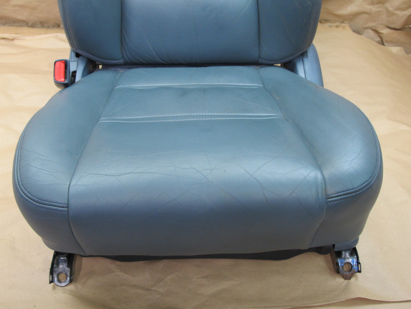 1992-1993 Lexus ES300 Front Left & Right Leather Seats Dark Blue OEM