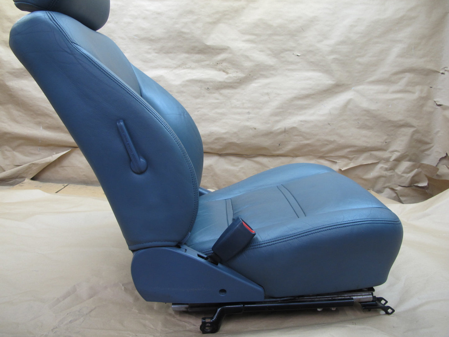 1992-1993 Lexus ES300 Front Left & Right Leather Seats Dark Blue OEM