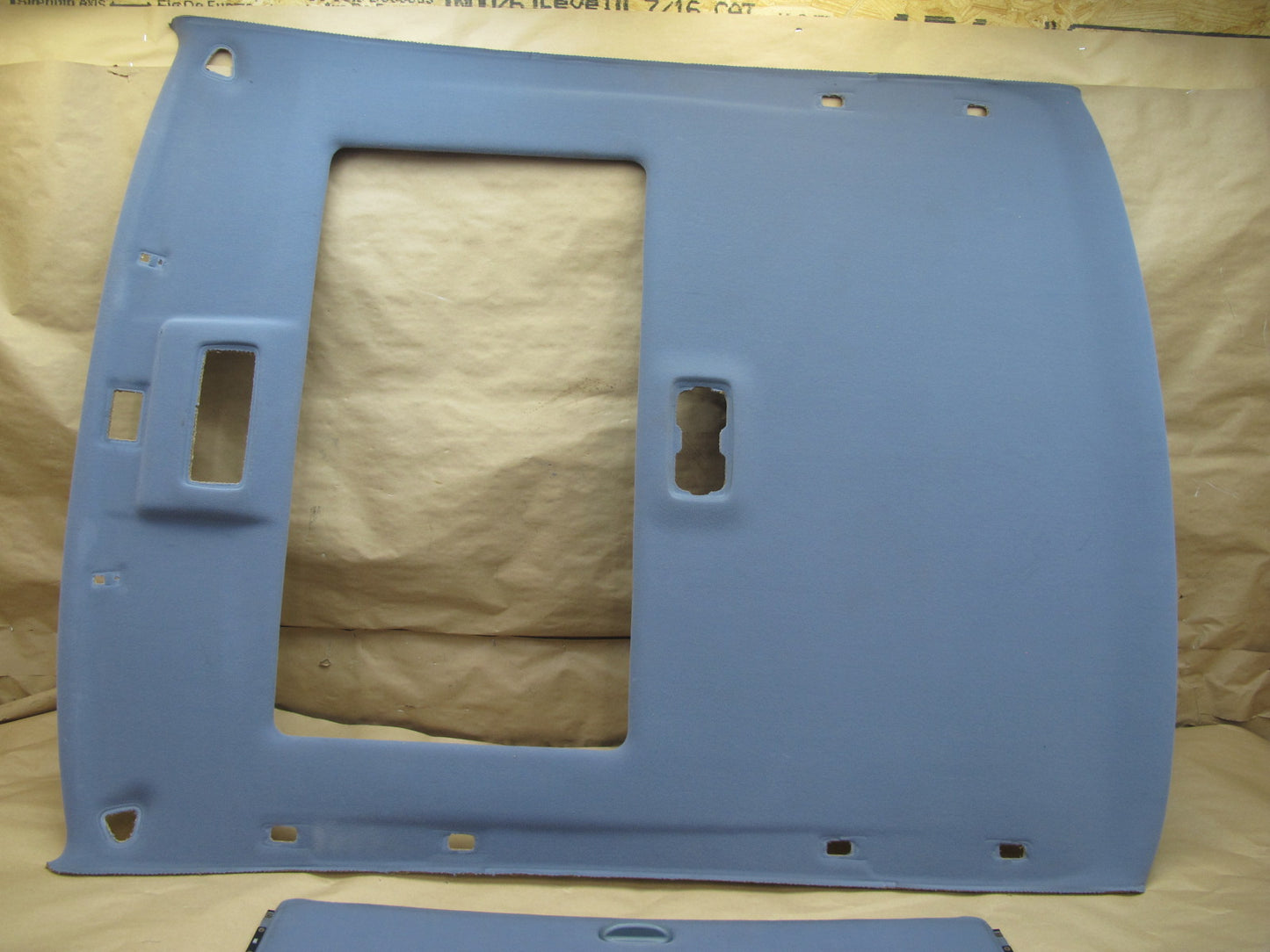 92-94 Lexus ES300 VCV10 Headliner Trim Panel & Sunroof Trim Panel Blue Set OEM