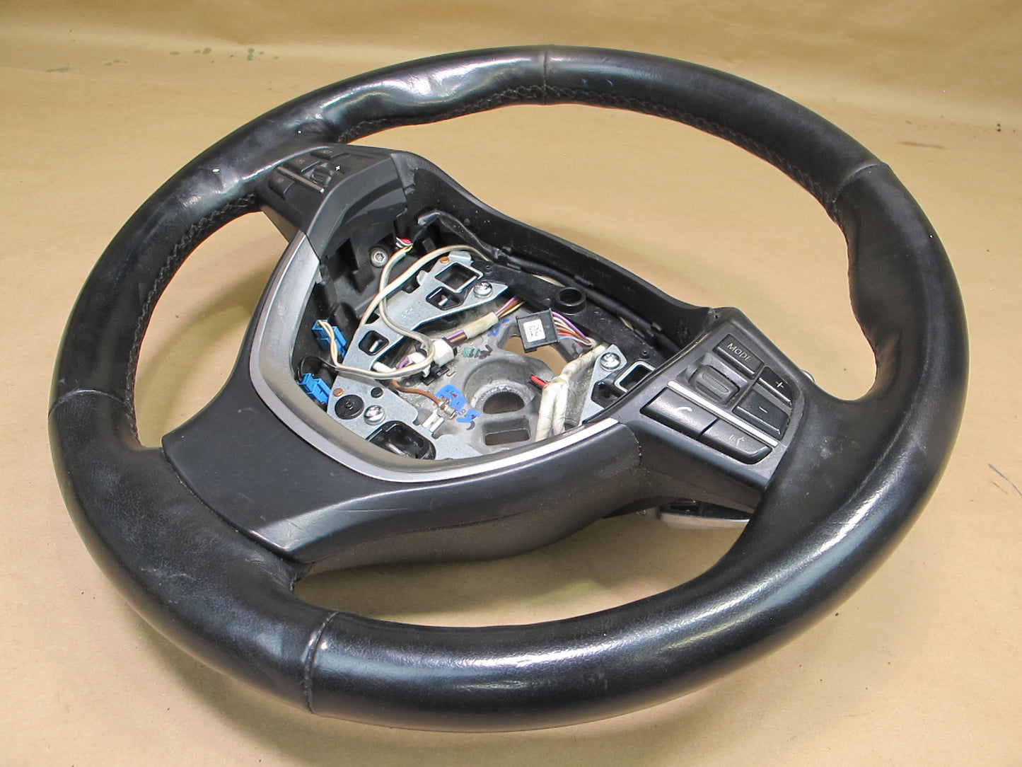 12-15 BMW F12 F13 6-SERIES Leather Steering W/ Controls OEM