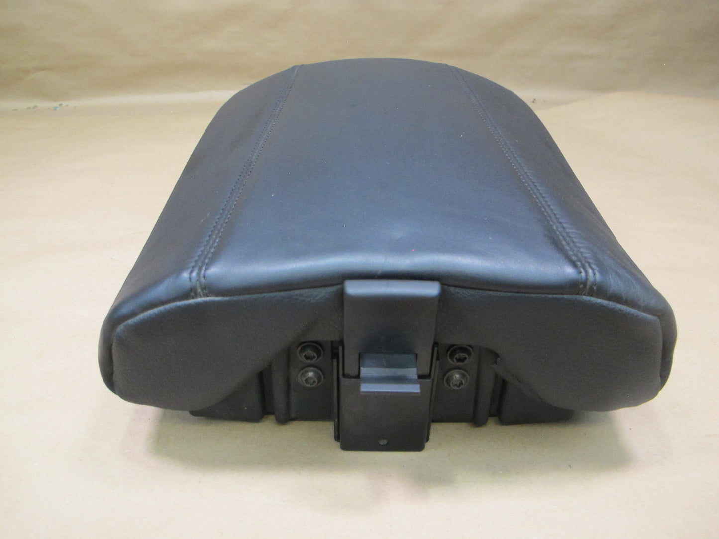 12-18 BMW F12 Convertible Rear Seat Arm Rest Pad Cover Leather Black OEM