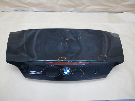 03-08 BMW E85 Z4 Rear Trunk Deck Boot Lid Shell Panel w Brake Light OEM