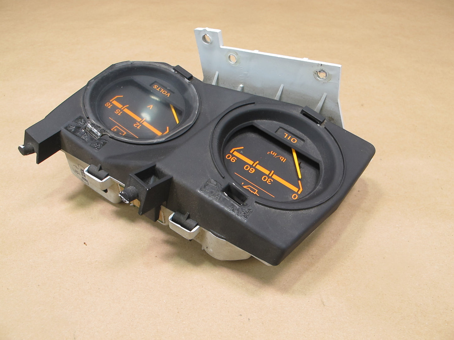 84-86 Nissan Z31 300ZX Oil Pressure & Battery Voltage Meter Gauge OEM