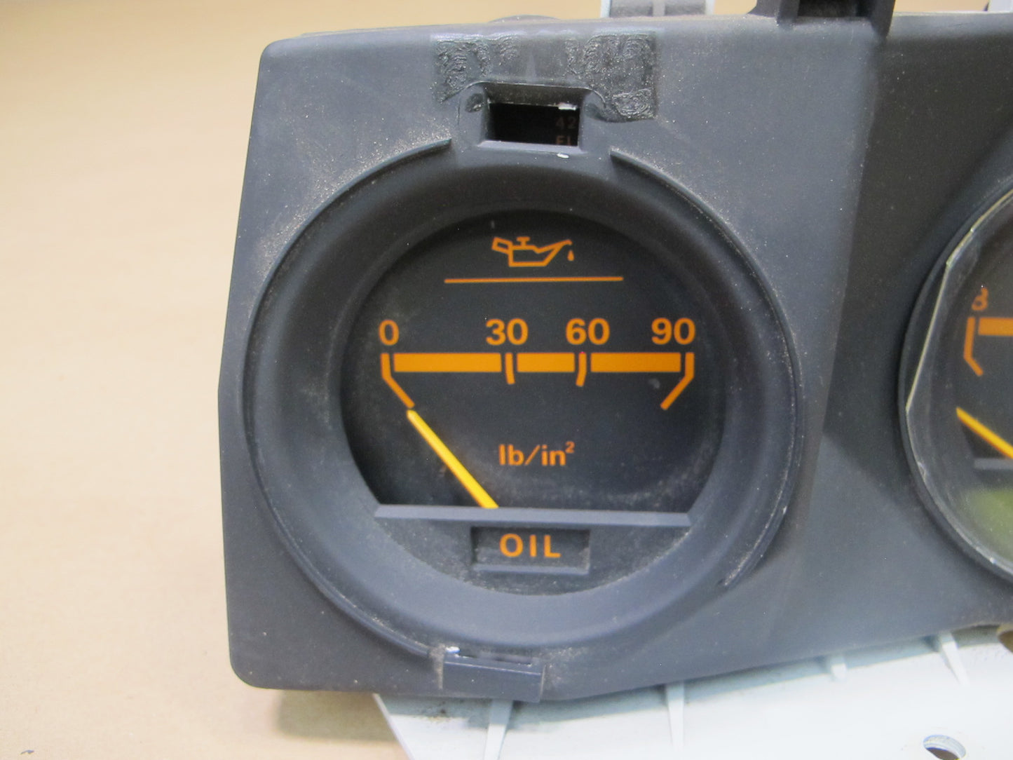84-86 Nissan Z31 300ZX Oil Pressure & Battery Voltage Meter Gauge OEM