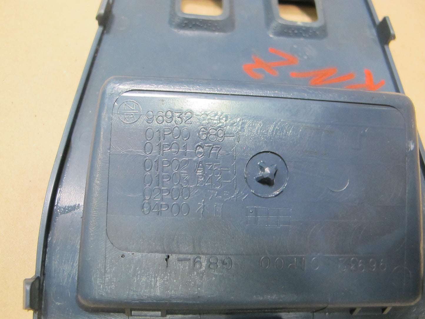 84-89 Nissan Z31 300ZX Center Console Trim Bezel Cover Panel 96932-01P00 OEM