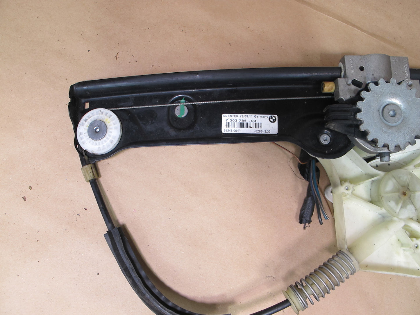 12-18 BMW F12 F13 Left Door Window Regulator w Motor OEM