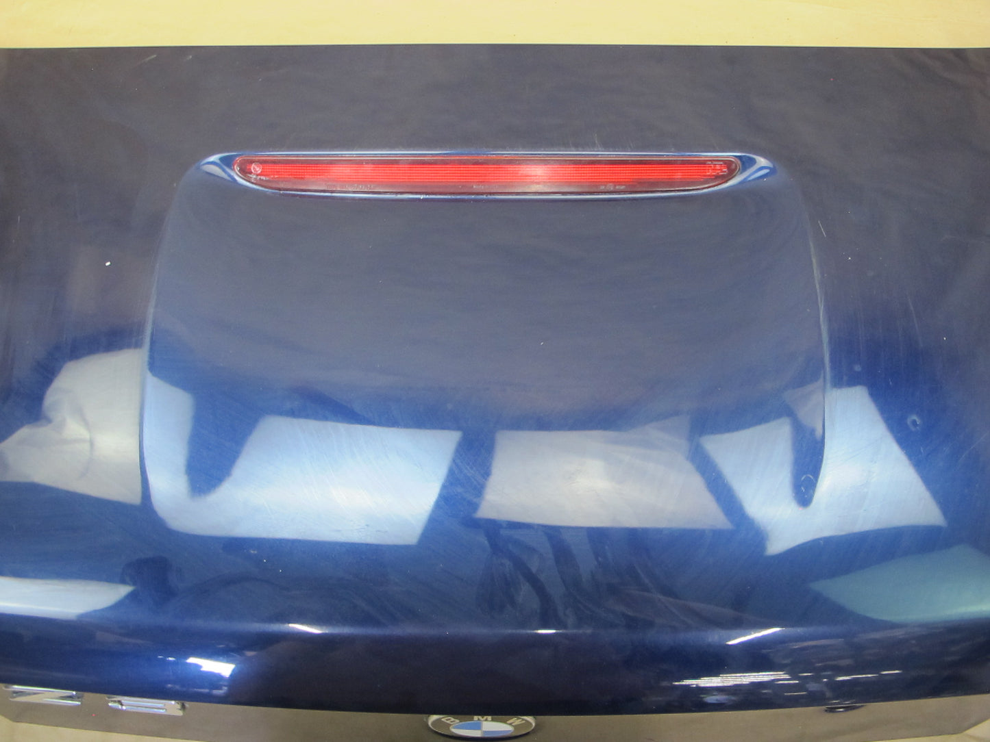 96-99 BMW E36/7 Z3 Roadster Rear Trunk Deck Lid Shell Cover Panel Blue OEM