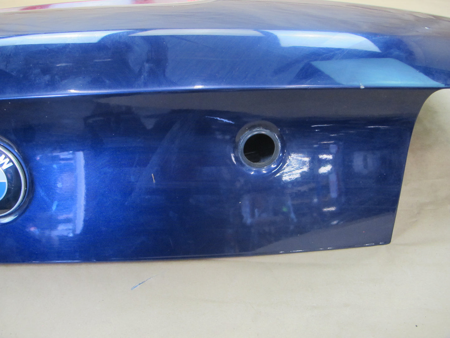 96-99 BMW E36/7 Z3 Roadster Rear Trunk Deck Lid Shell Cover Panel Blue OEM