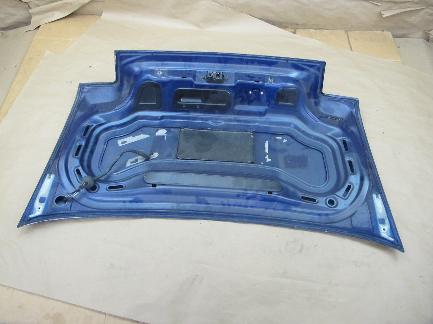 96-99 BMW E36/7 Z3 Roadster Rear Trunk Deck Lid Shell Cover Panel Blue OEM