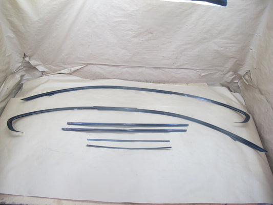 07-13 BMW E92 Coupe High Gloss Shadow Line Body Door Trim Molding Set OEM