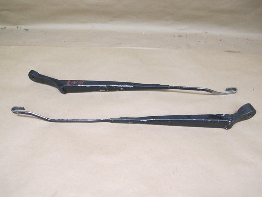 84-86 Nissan Z31 300ZX Set of 2 Front Windshield Left & Right Wiper Arm OEM