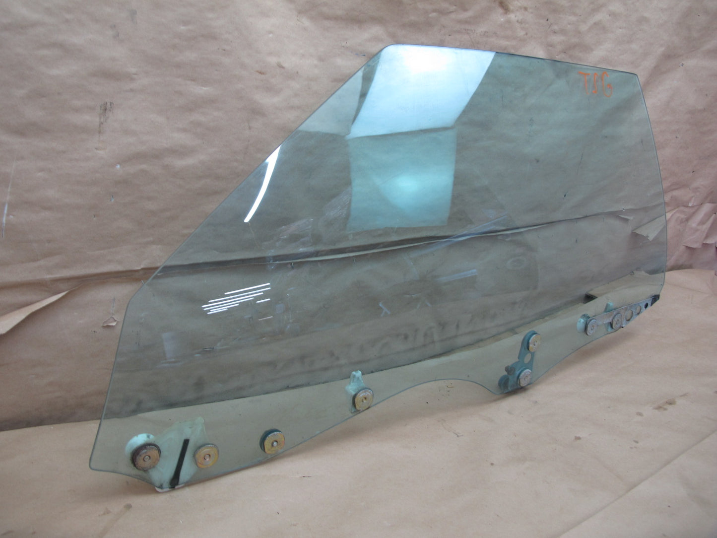 83-86 Toyota Celica Supra MA67 Left Driver Door Glass Window OEM