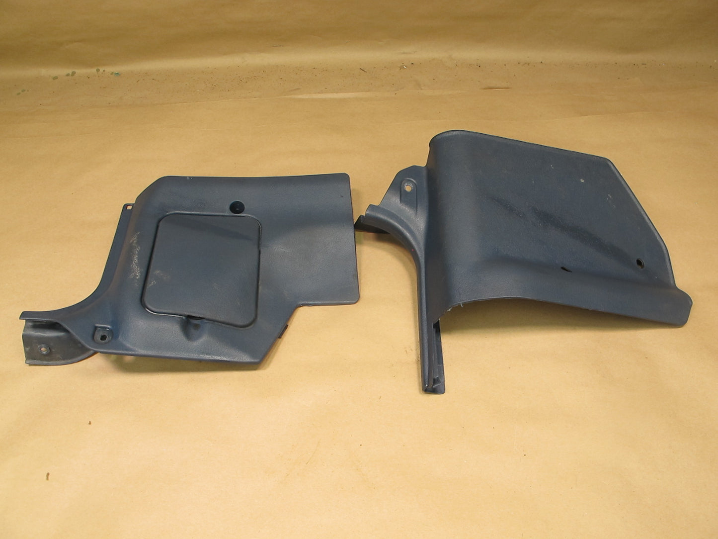 84-86 Nissan Z31 300ZX Set of 2 Front Left & Right Kick Trim Cover Panel OEM