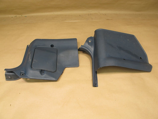 84-86 Nissan Z31 300ZX Set of 2 Front Left & Right Kick Trim Cover Panel OEM