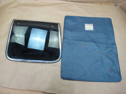 85-89 Nissan Z31 300ZX 2+0 Left T-top Glass Window w Storage BAG OEM