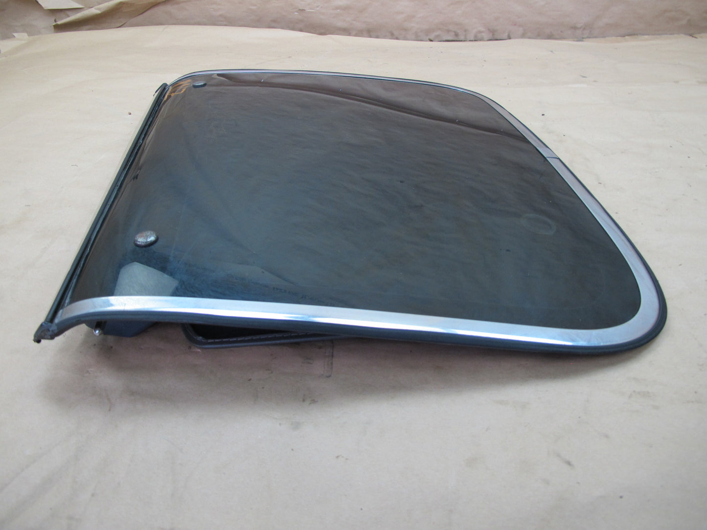 85-89 Nissan Z31 300ZX 2+0 Right T-top Glass Window w Storage BAG OEM