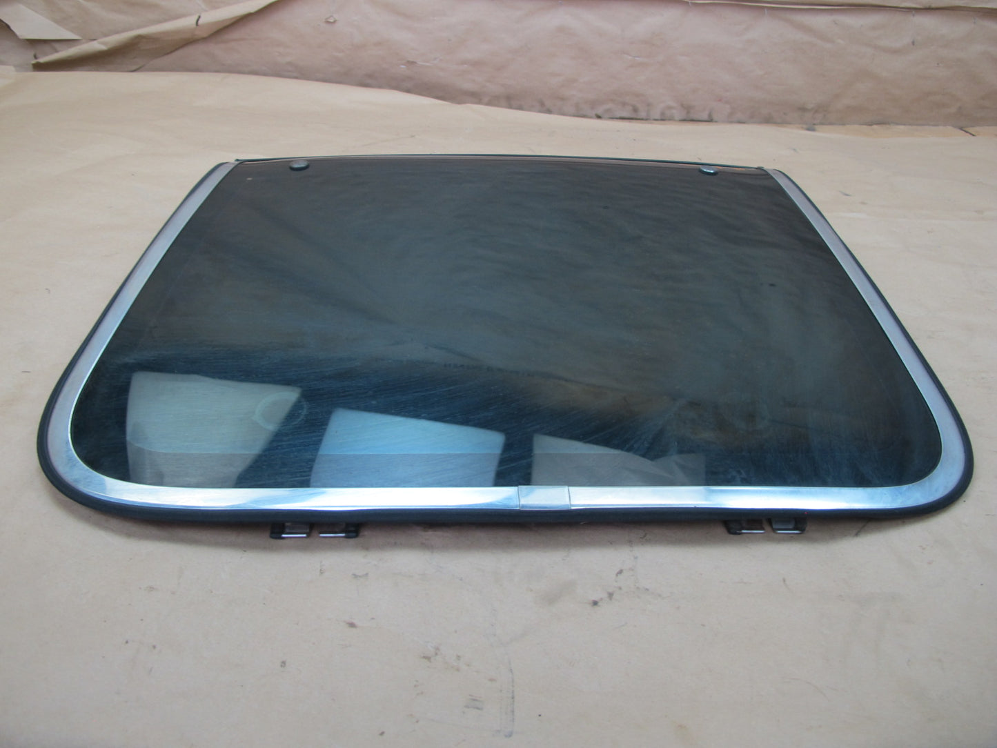 85-89 Nissan Z31 300ZX 2+0 Right T-top Glass Window w Storage BAG OEM