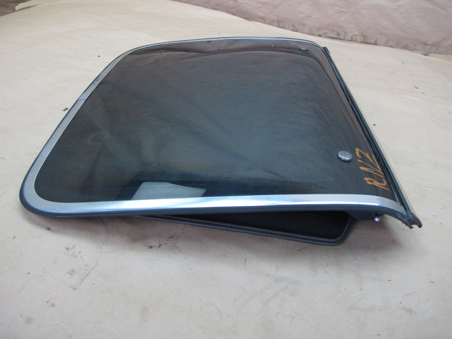 85-89 Nissan Z31 300ZX 2+0 Right T-top Glass Window w Storage BAG OEM