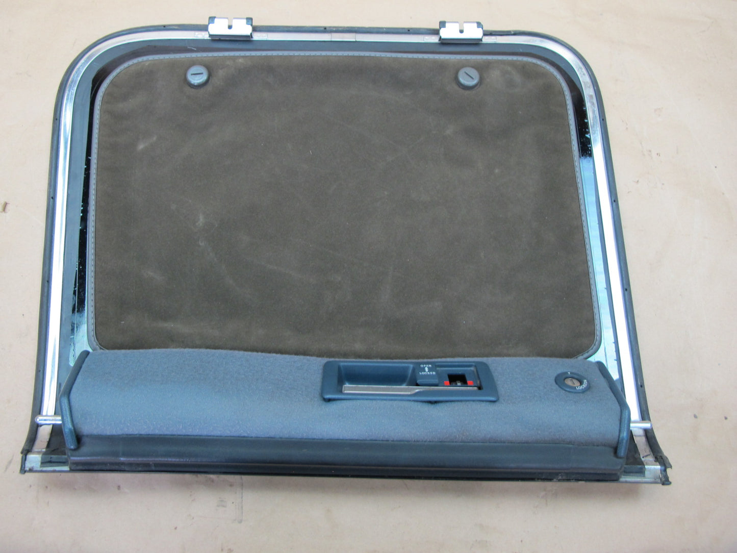 85-89 Nissan Z31 300ZX 2+0 Right T-top Glass Window w Storage BAG OEM