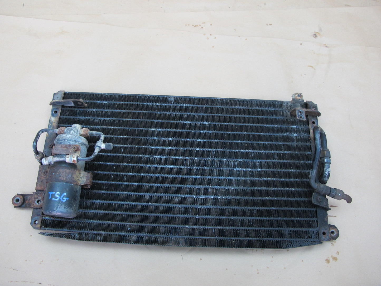 83-86 Toyota Celica Supra MA67 AC Air Condition Condenser w Dryer Tank OEM