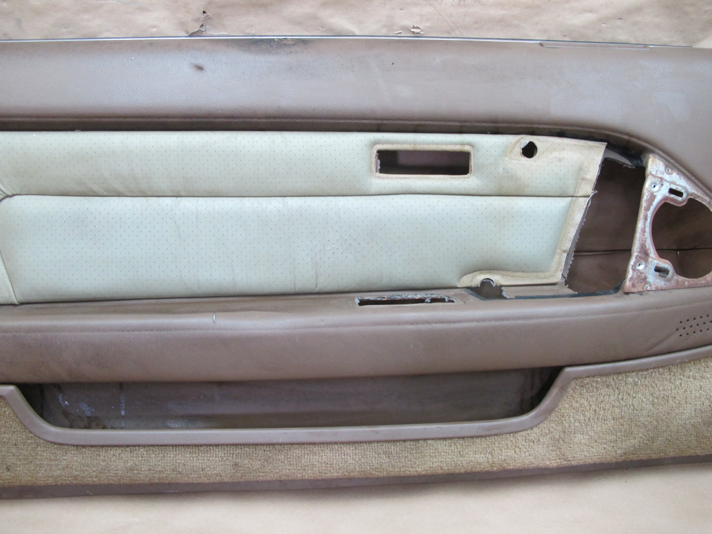 86-90 Toyota Supra MK3 Set of 2 Left Right Door Interior Trim Cover Panel OEM