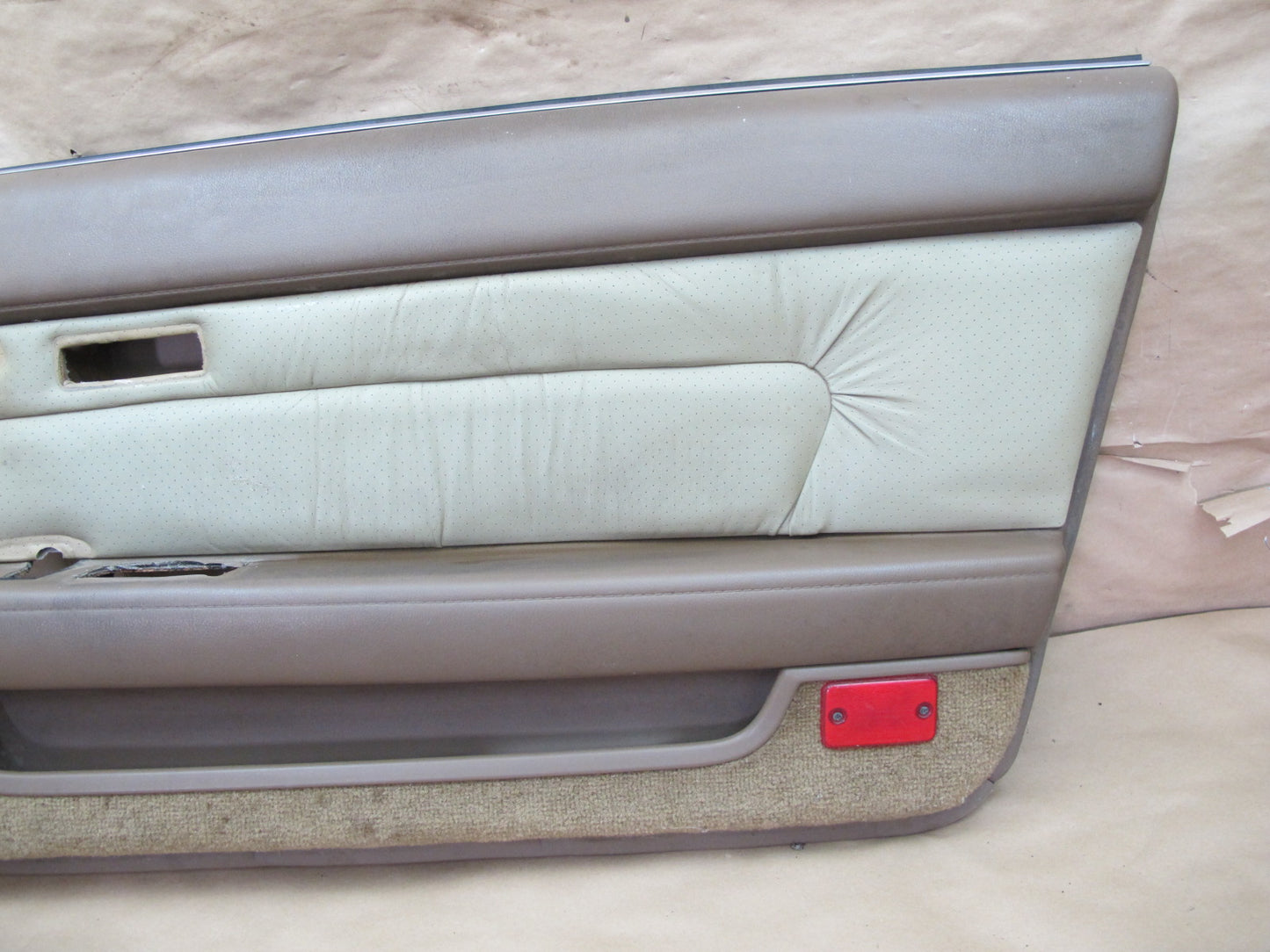 86-90 Toyota Supra MK3 Set of 2 Left Right Door Interior Trim Cover Panel OEM