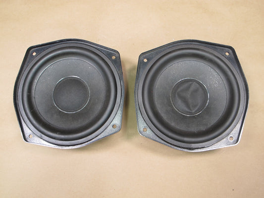 03-08 BMW E86 E85 Z4 Front Left & Right Door Woofer Speaker Set 4167255 OEM