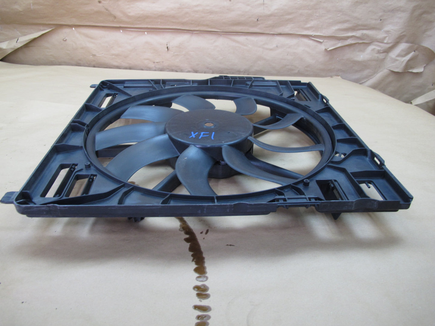 14-18 BMW F15 F16 X5 X6 50i N63 Electric Radiator Cooling Fan & Shroud OEM