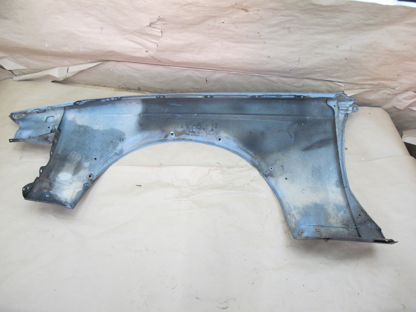 83-85 Toyota Calica Supra MA67 Front Right Fender Shell Cover Panel Blue OEM