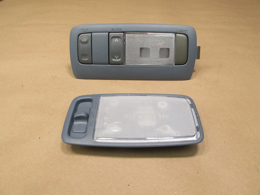 1992-1993 Lexus ES300 Front & Rear Dome Light w/ Sunroof Switch Dark Blue OEM