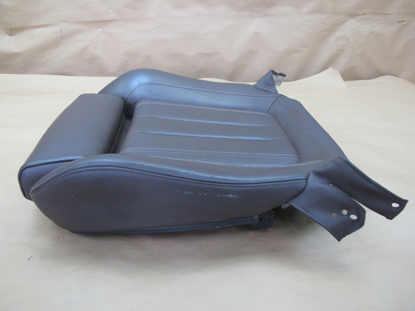 14-18 BMW F15 X5 Front Left Driver Sport Heated Seat Lower Leather Cushion OEM