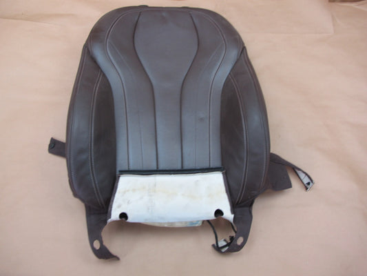 15-18 BMW F15 X5 Front Right Sport Seat Upper Backrest Leather Cushion OEM