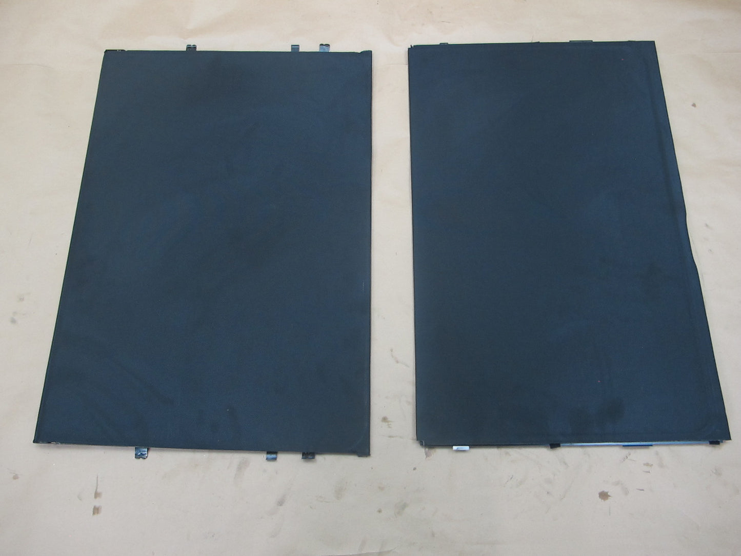 14-18 BMW F15 X5 Set of 2 Front & Rear Headliner Sunroof Shade Cover Panel OEM