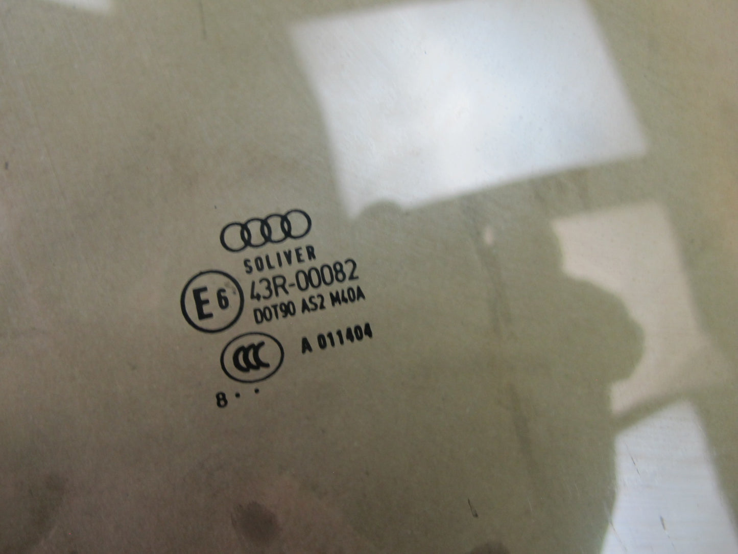 08-16 Audi 8T A5 S5 Coupe Right Door Glass Window OEM