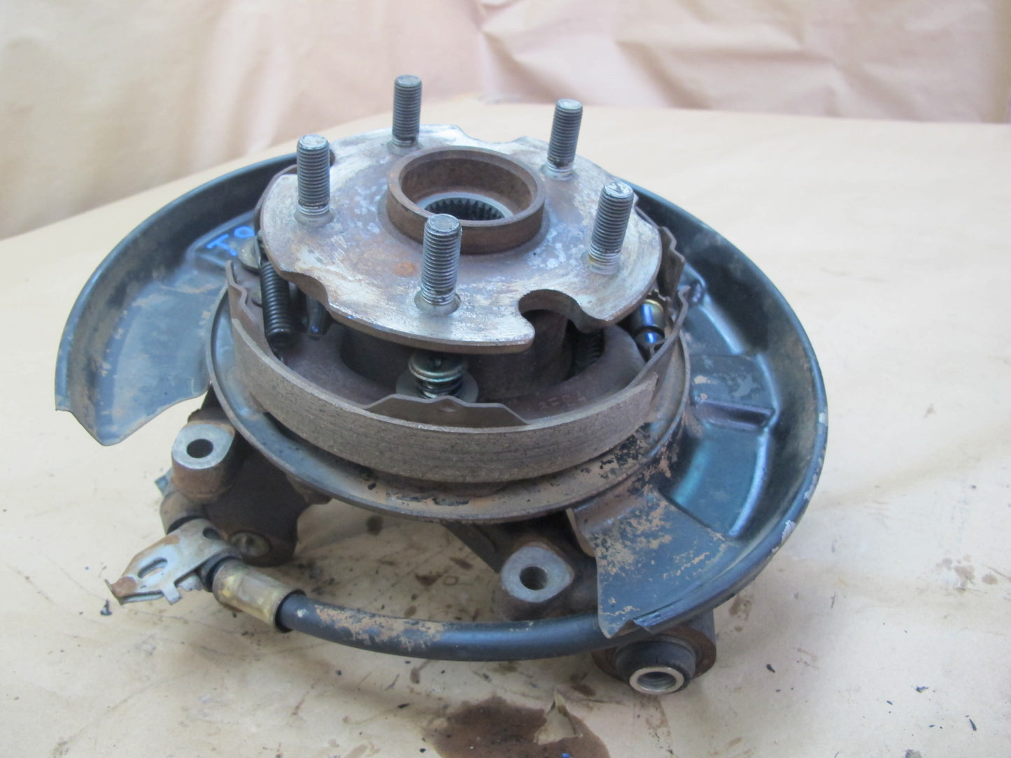 86-92 Toyota Supra MA70L Rear Right Spindle Knuckle Wheel Hub Bearing OEM