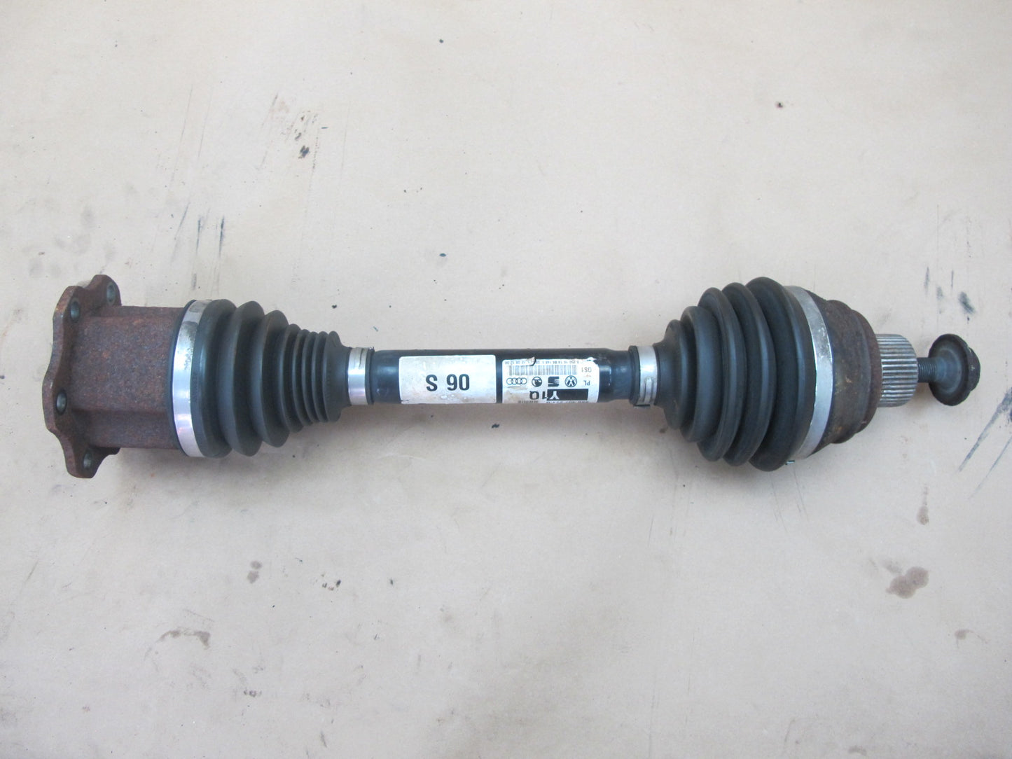 08-16 Audi 8T S5 AWD Front Left or Right Axle Shaft 8K0407271D OEM