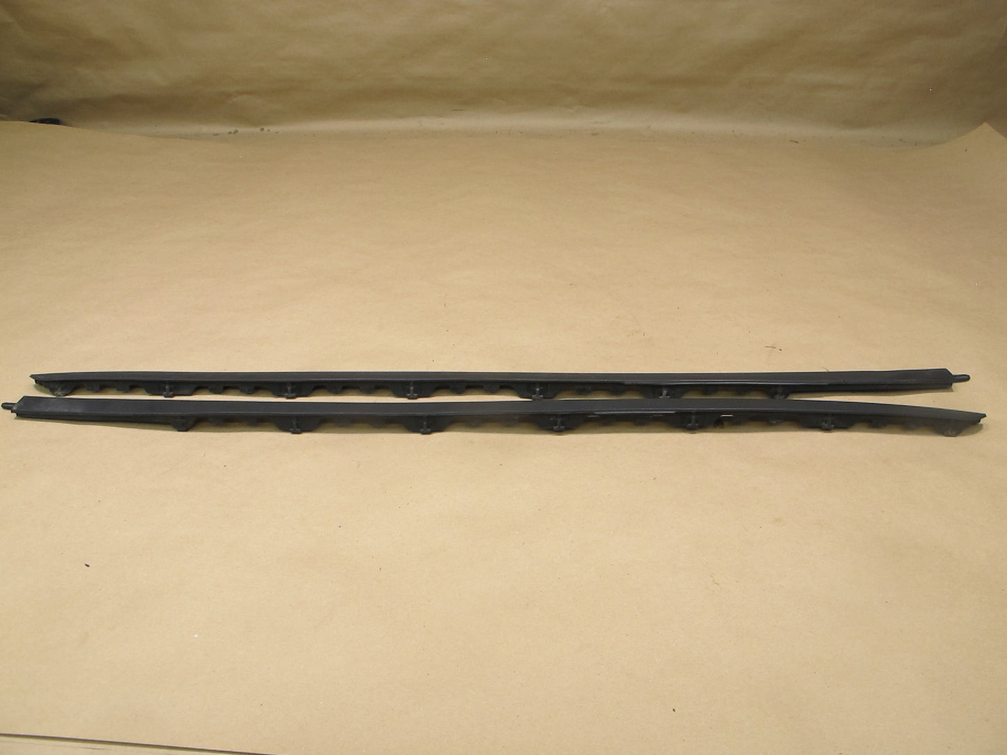 14-18 BMW F15 X5 Left & Right A Pillar Windshield Trim Drip Molding Set OEM