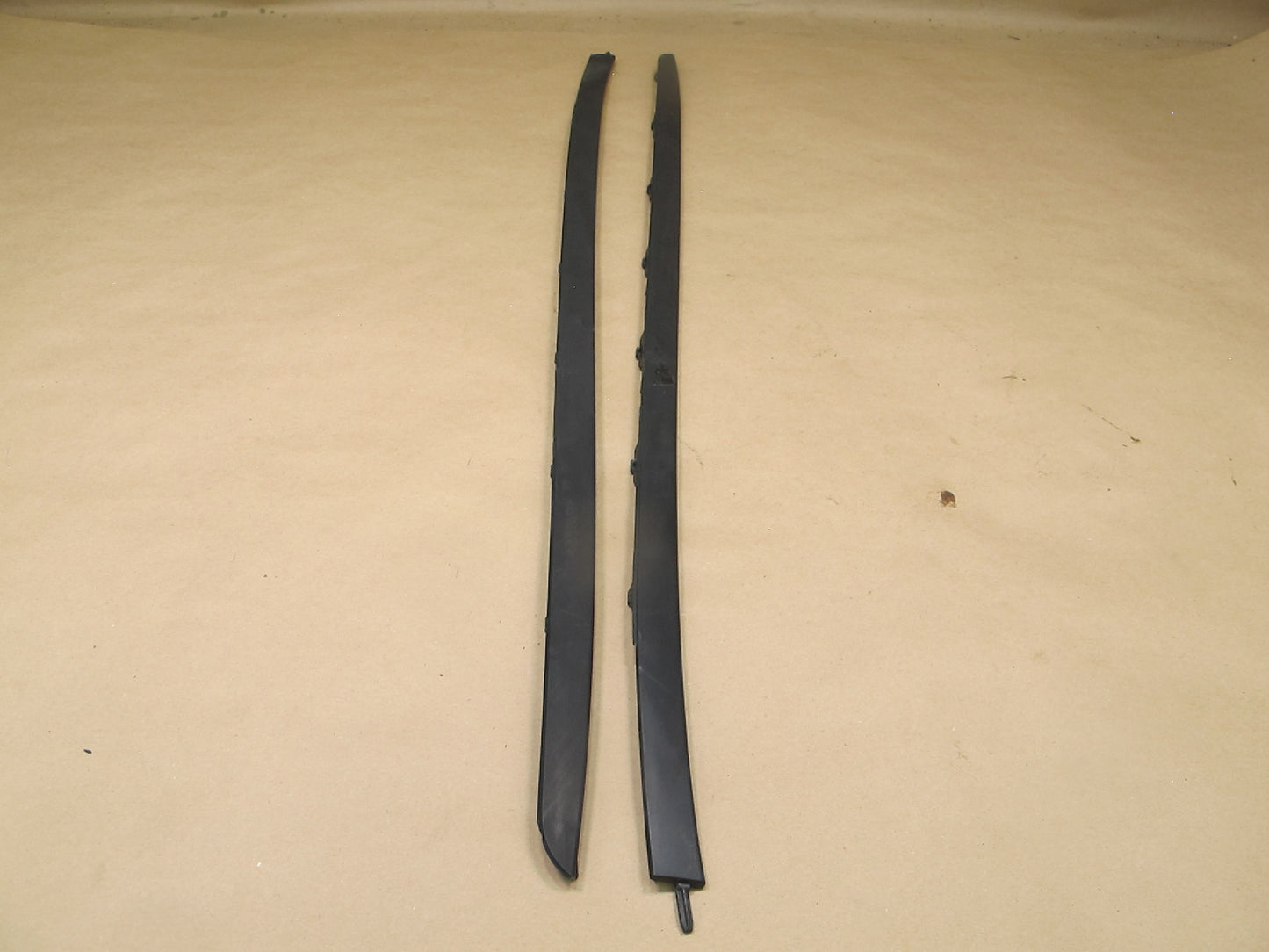 14-18 BMW F15 X5 Left & Right A Pillar Windshield Trim Drip Molding Set OEM