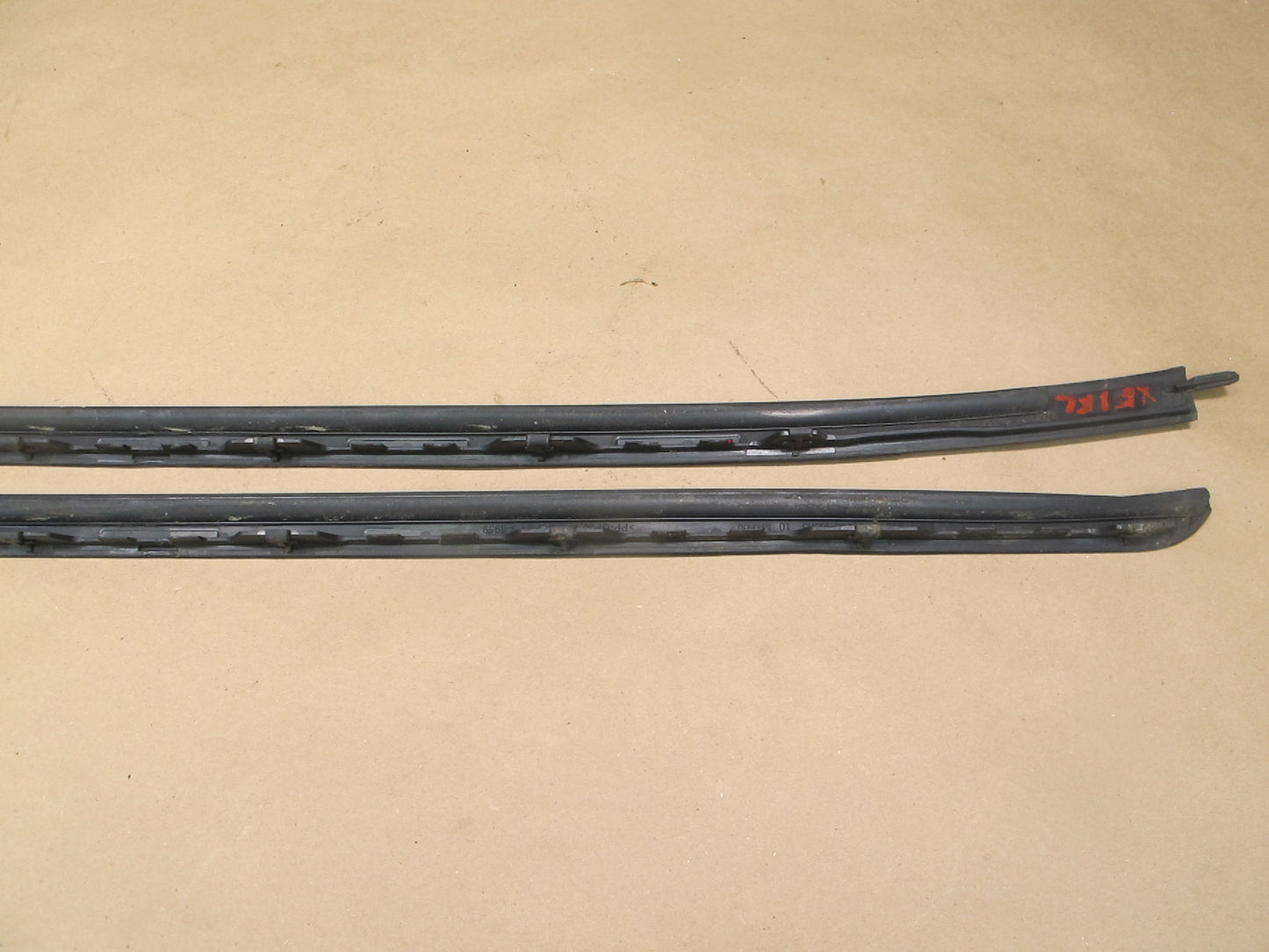 14-18 BMW F15 X5 Left & Right A Pillar Windshield Trim Drip Molding Set OEM