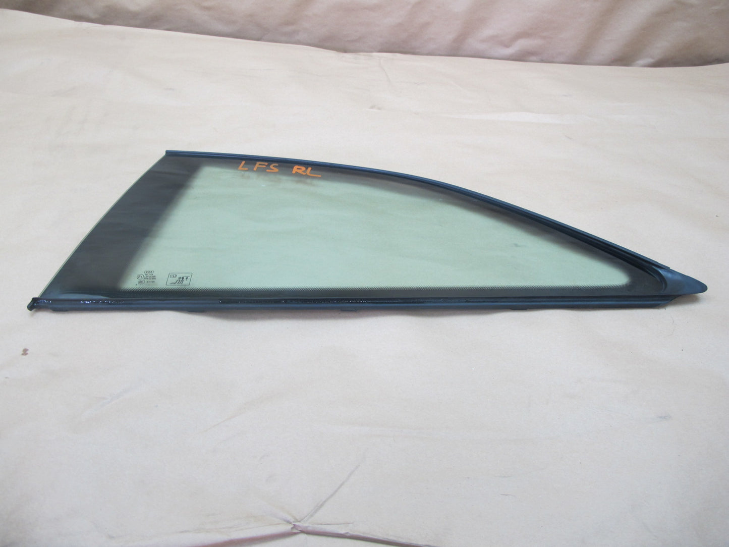 08-16 Audi 8T A5 S5 Coupe Rear Left Quarter Glass Window OEM