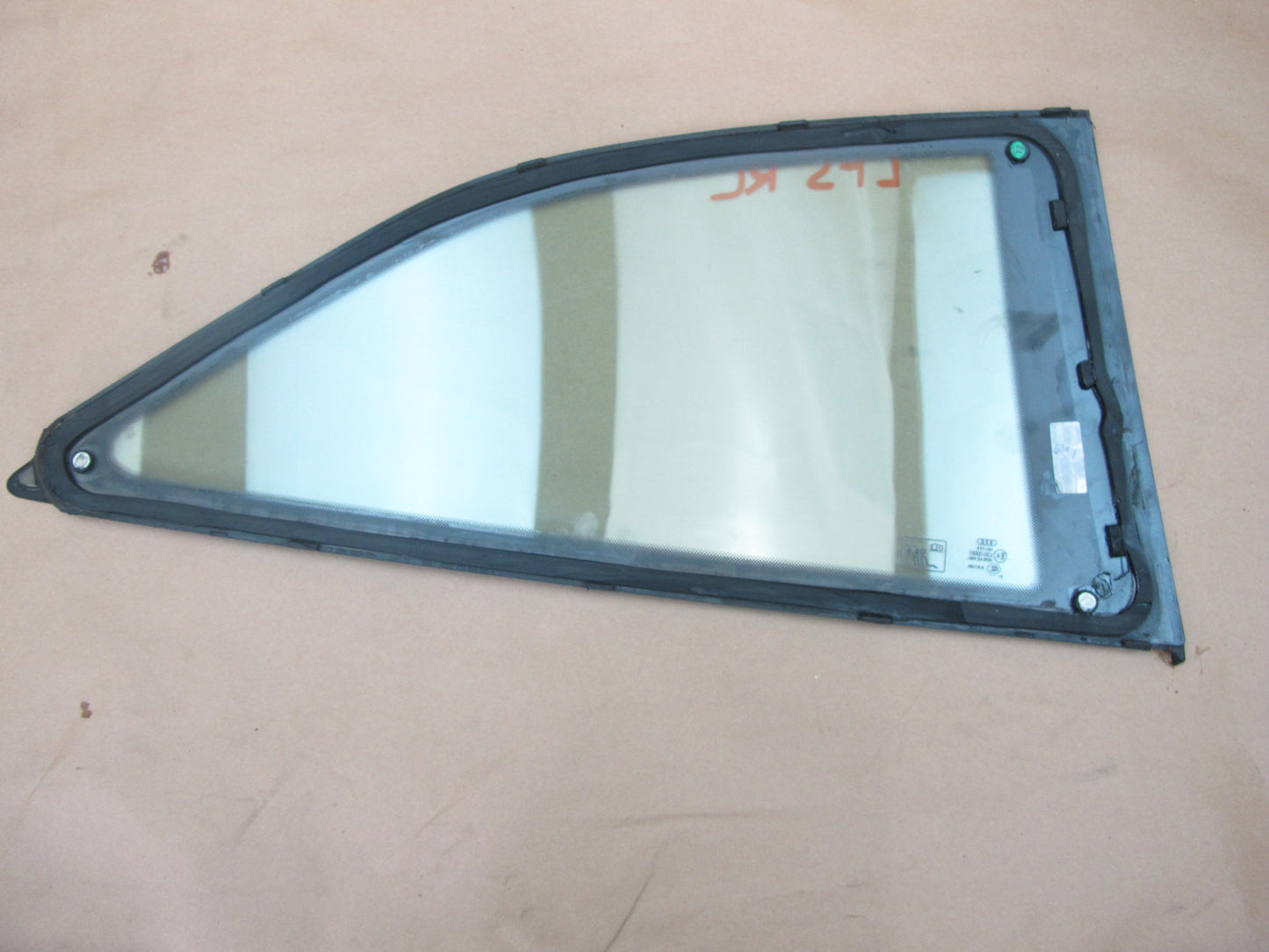 08-16 Audi 8T A5 S5 Coupe Rear Left Quarter Glass Window OEM