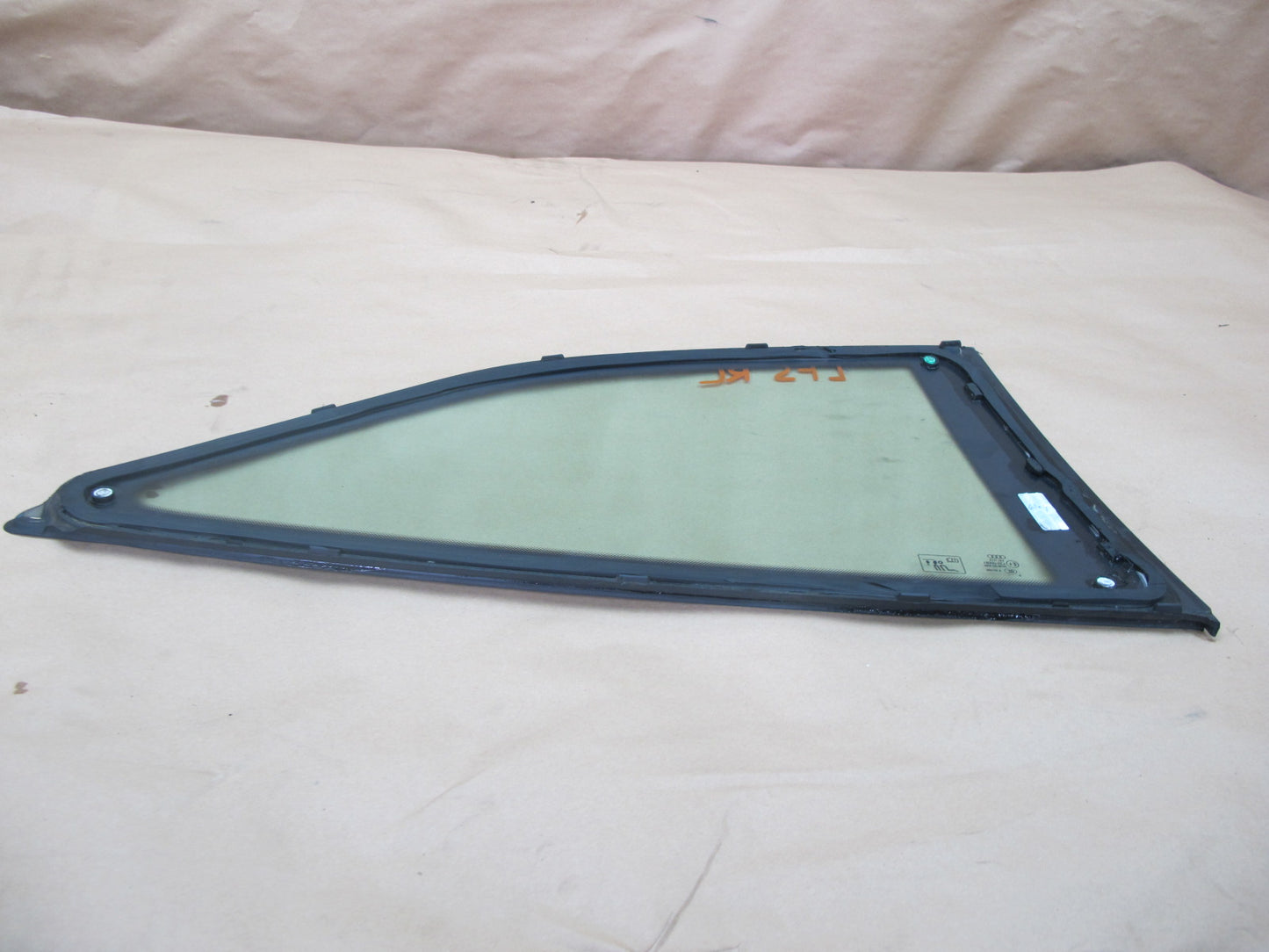 08-16 Audi 8T A5 S5 Coupe Rear Left Quarter Glass Window OEM