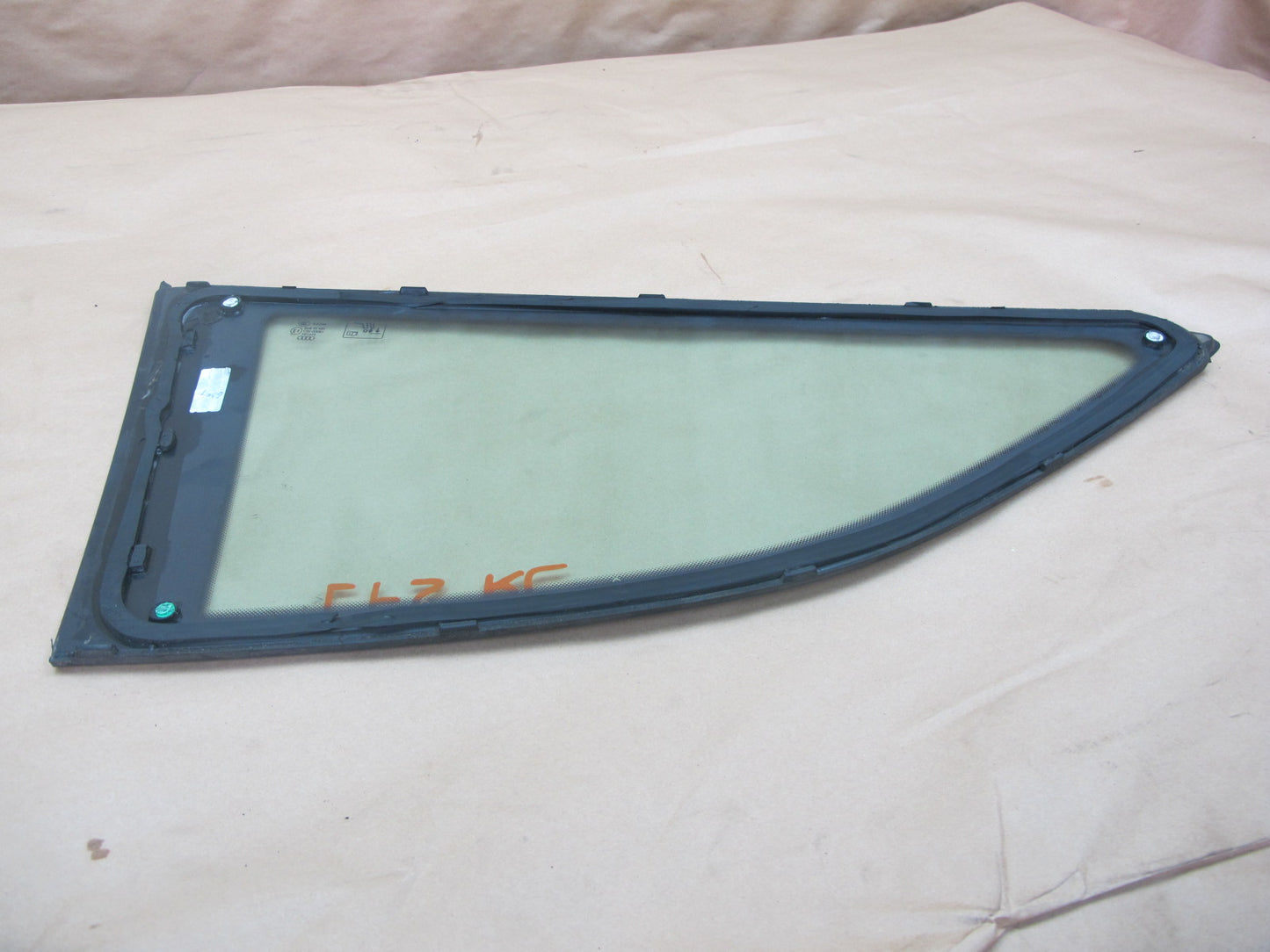 08-16 Audi 8T A5 S5 Coupe Rear Left Quarter Glass Window OEM